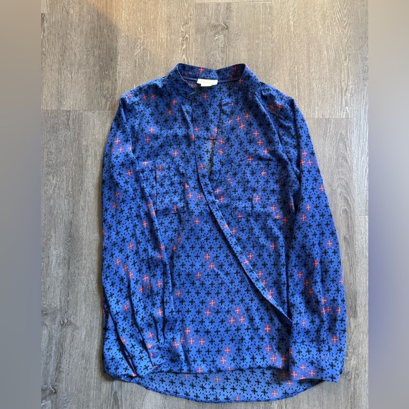 Anthropologie Eva Wrap Blouse By Maeve - Picture 2 of 6